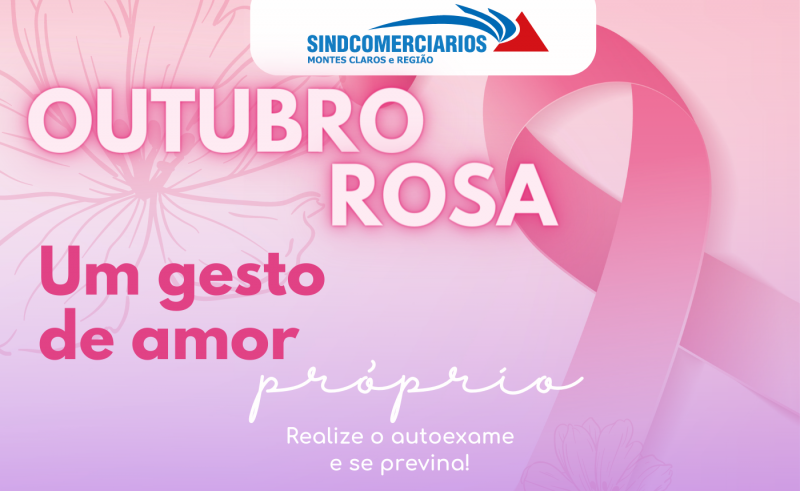 Outubro Rosa: O Sindcomerciarios apoia esta campanha